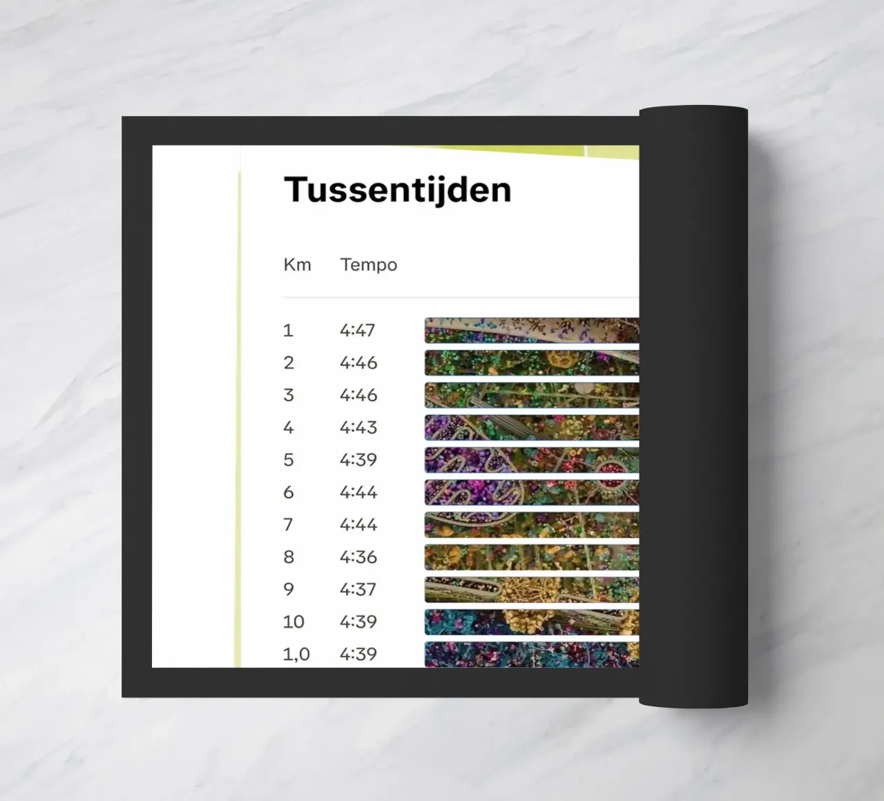 LapTimes Fußmatte von fortrart
