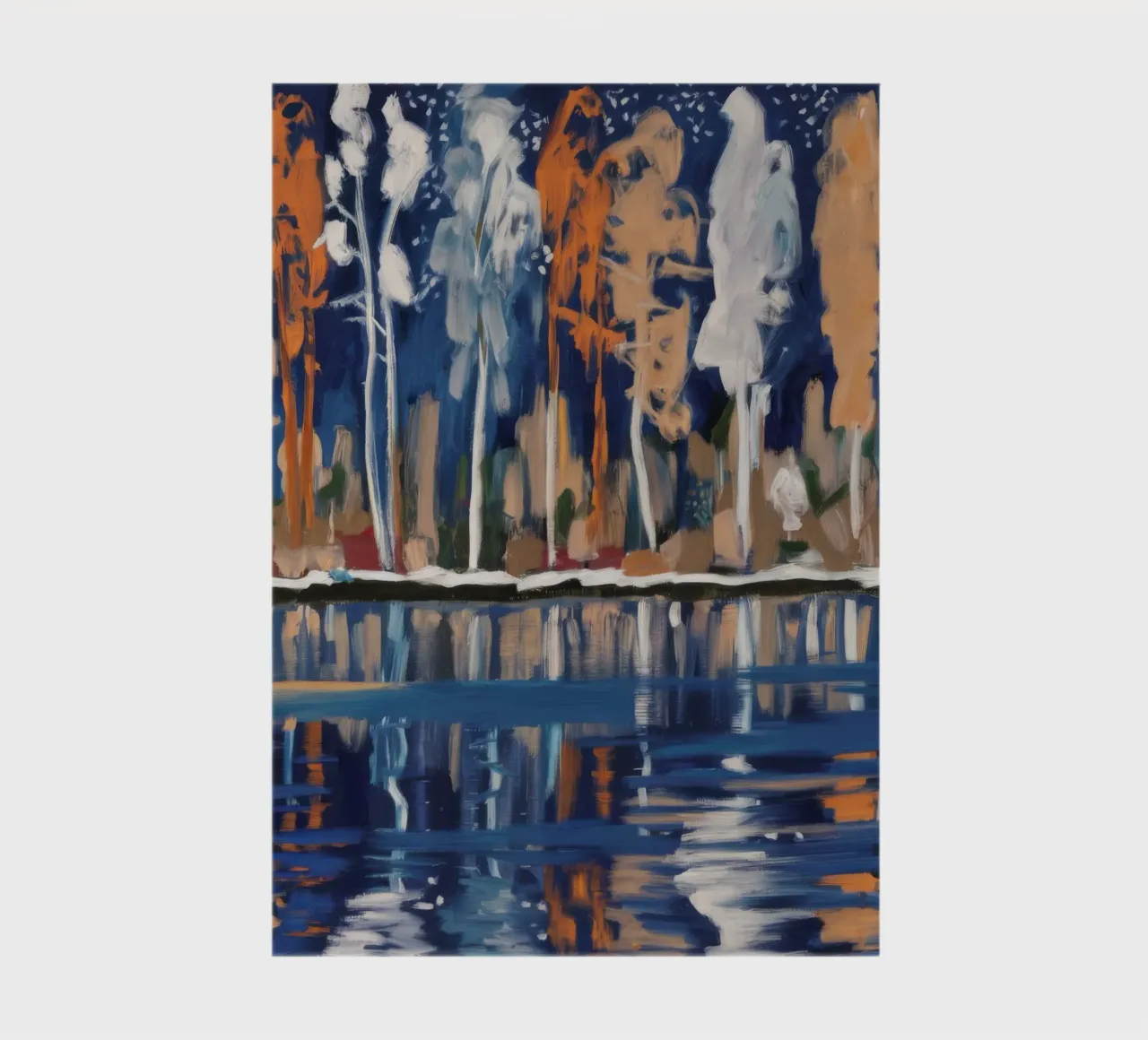 Reflections In Birch notebook by Solestice Strokes