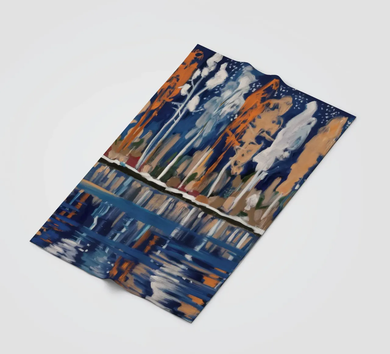 Riflessi di betulla coperta in pile da Solestice Strokes
