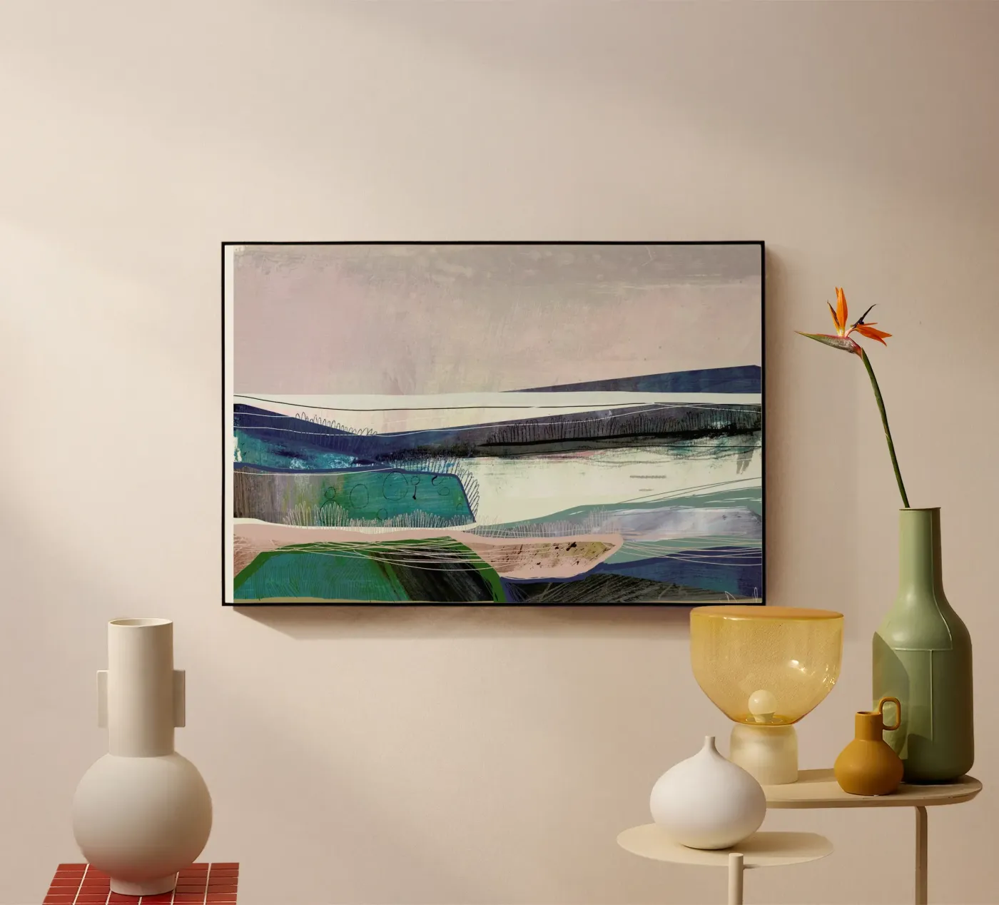 Bay Acryl-Glas von Dan Hobday