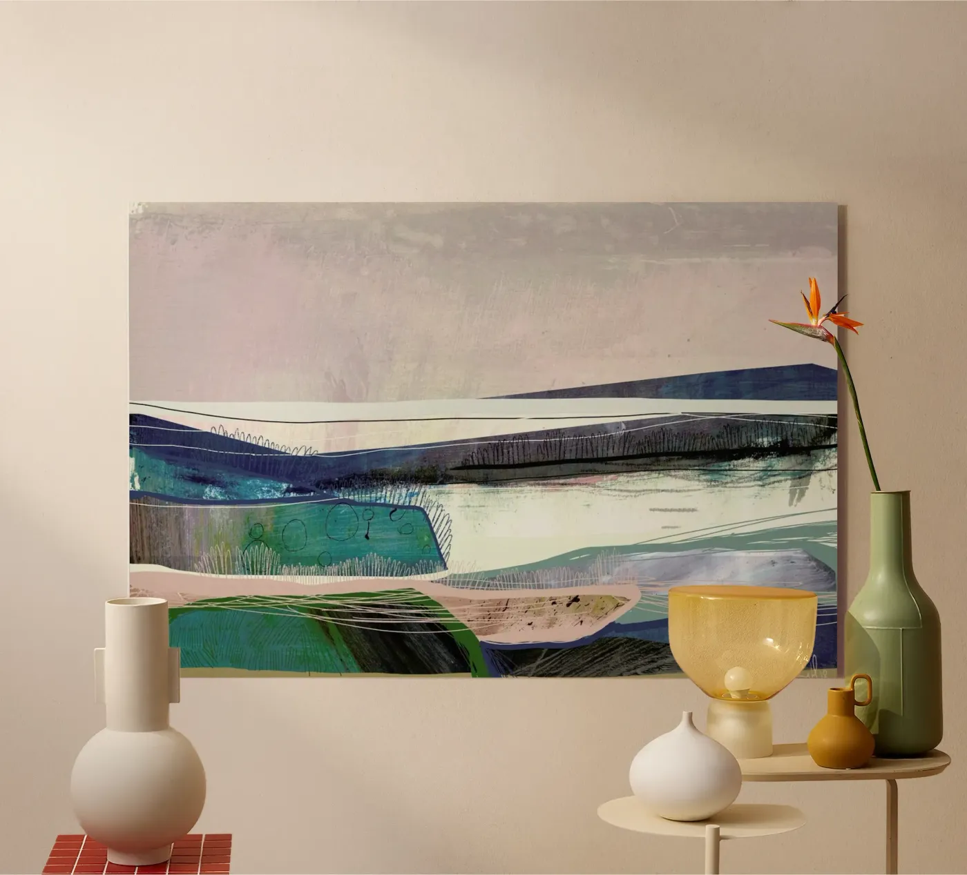Bay Acryl-Glas von Dan Hobday