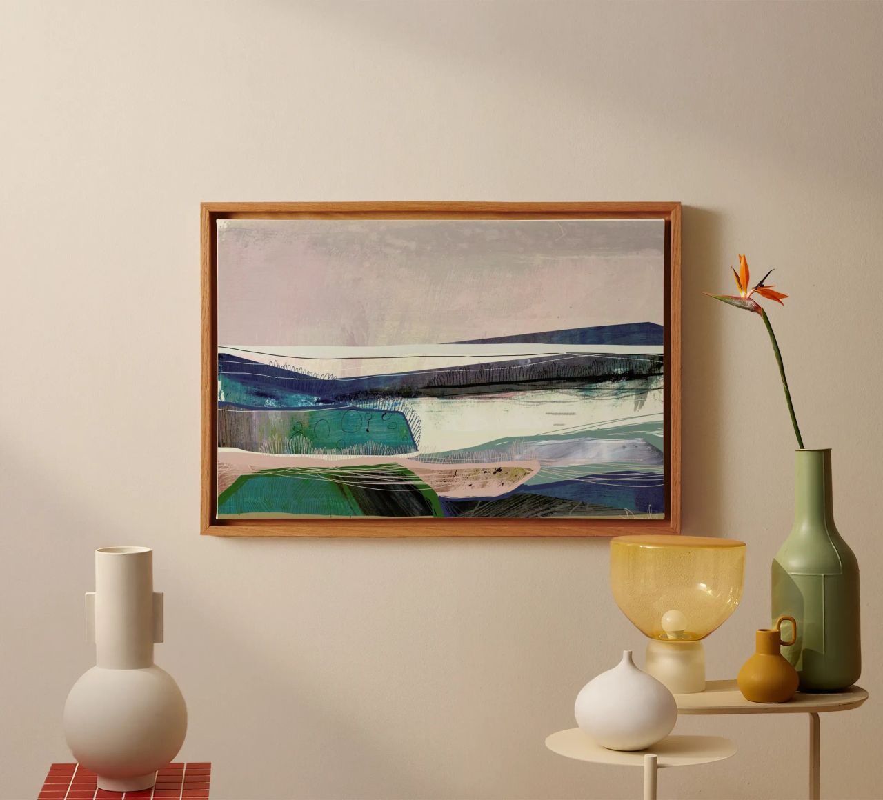 Bay Leinwand von Dan Hobday