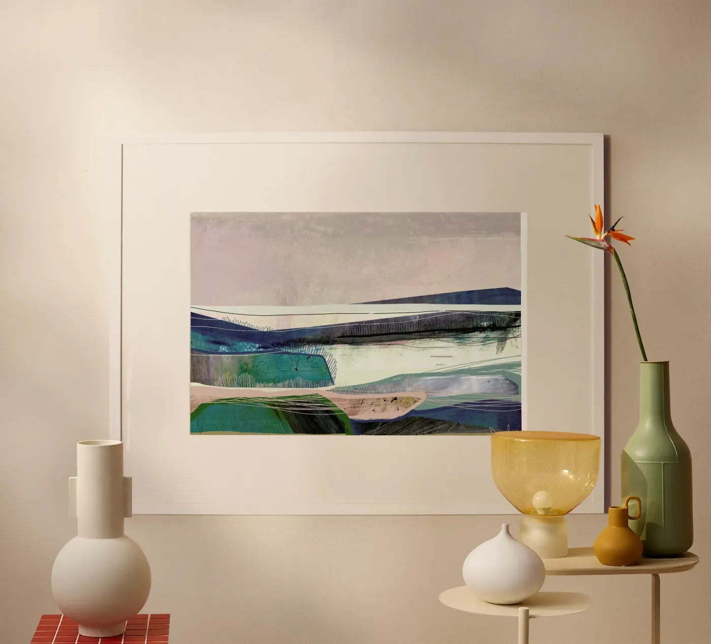 Bay poster van Dan Hobday