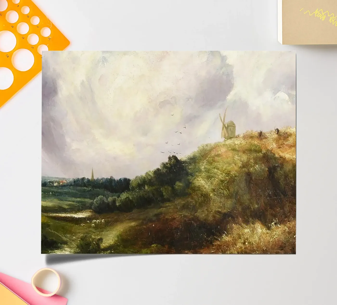 John Constable Art sticker sheet by Brooke