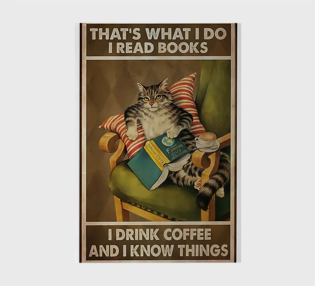 Cat Thats What I Do Read Books notebook by Aaronshop