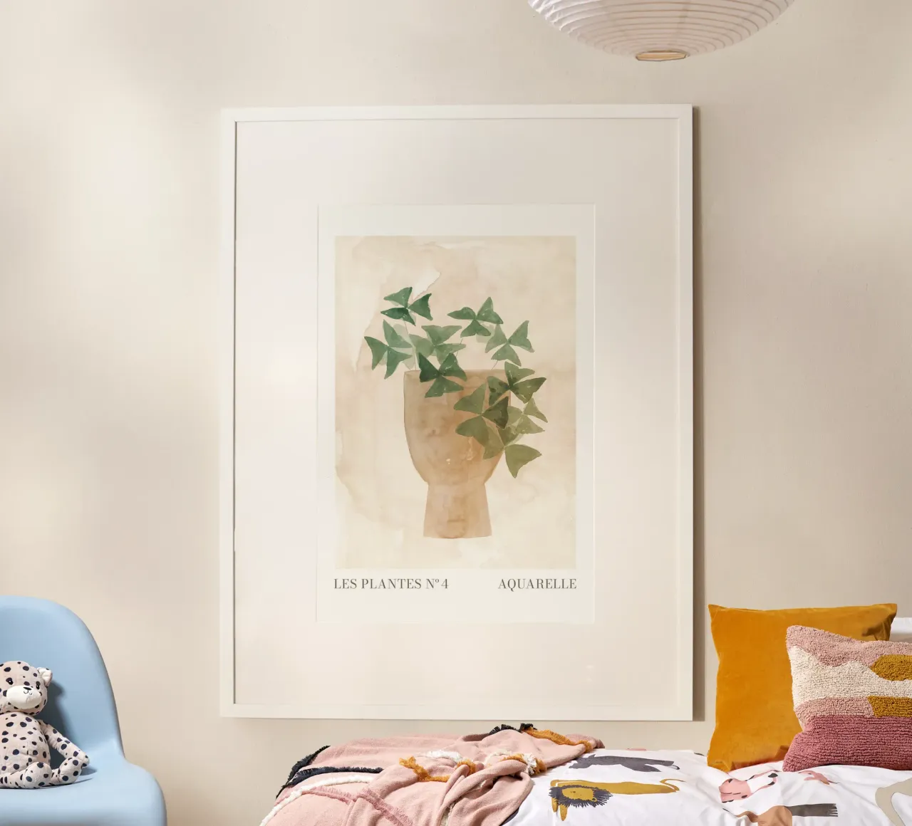 Le piante nº 4 poster con telaio in plastica da NouveauPrints