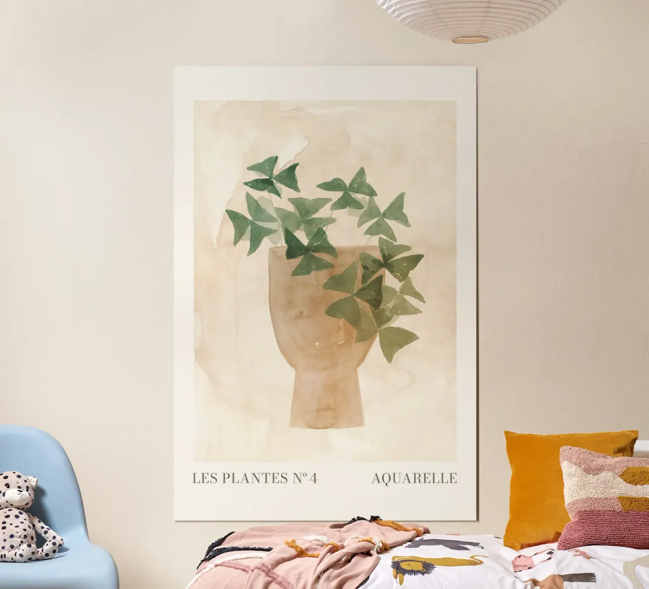 Le piante nº 4 poster con telaio in plastica da NouveauPrints
