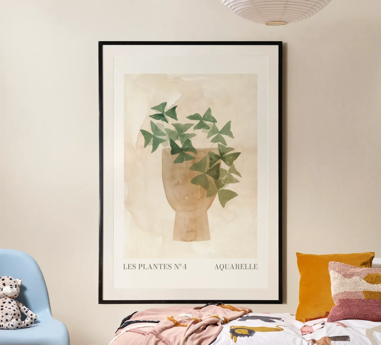 Le piante nº 4 poster con telaio in plastica da NouveauPrints