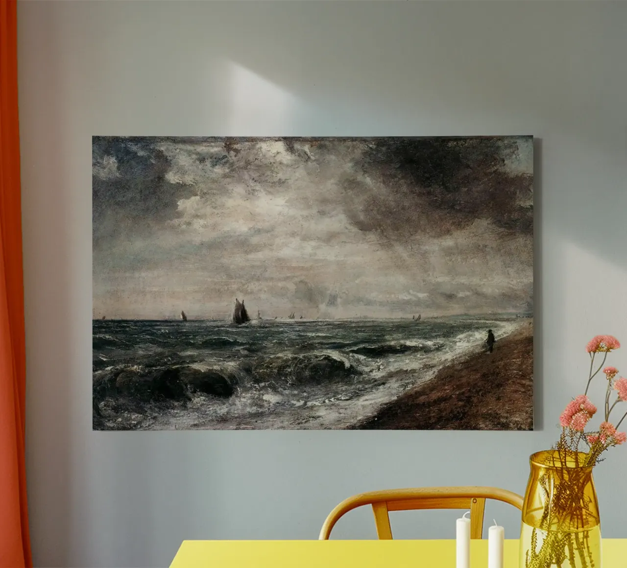 John Constable Arte tela con Cornice a cassetta da Brooke