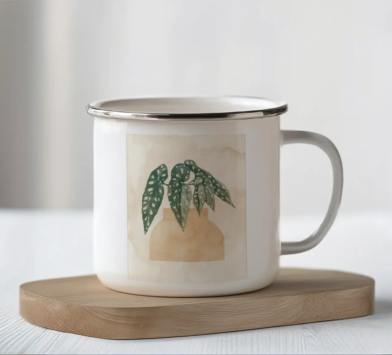 Le piante n. 5 tazza in smalto da NouveauPrints