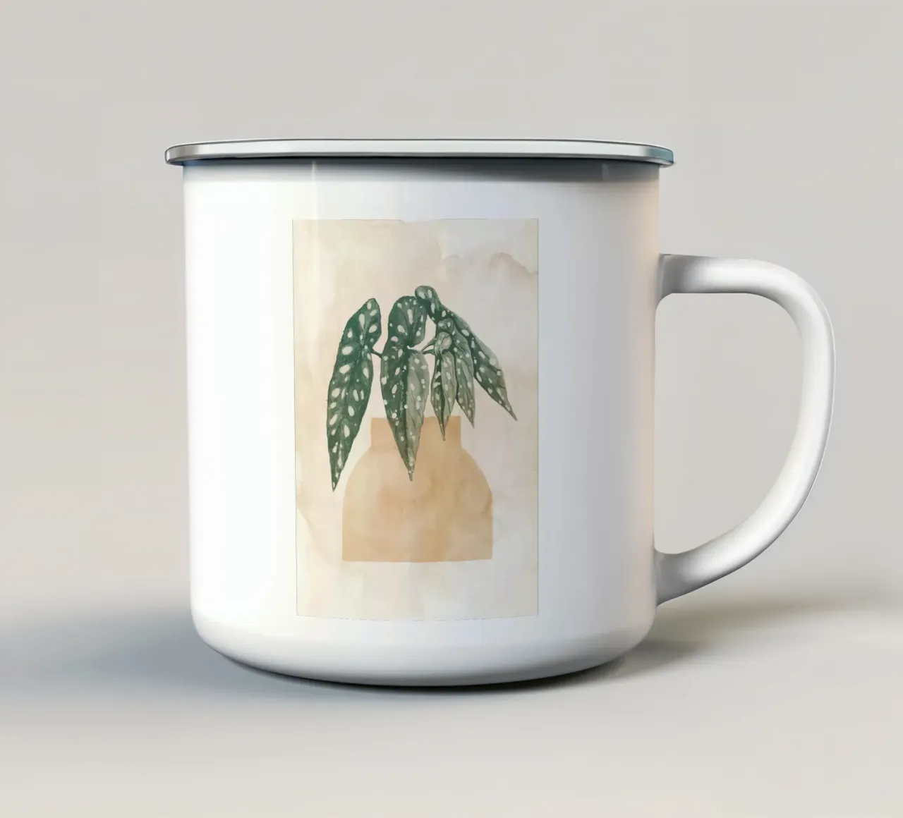Le piante n. 5 tazza in smalto da NouveauPrints