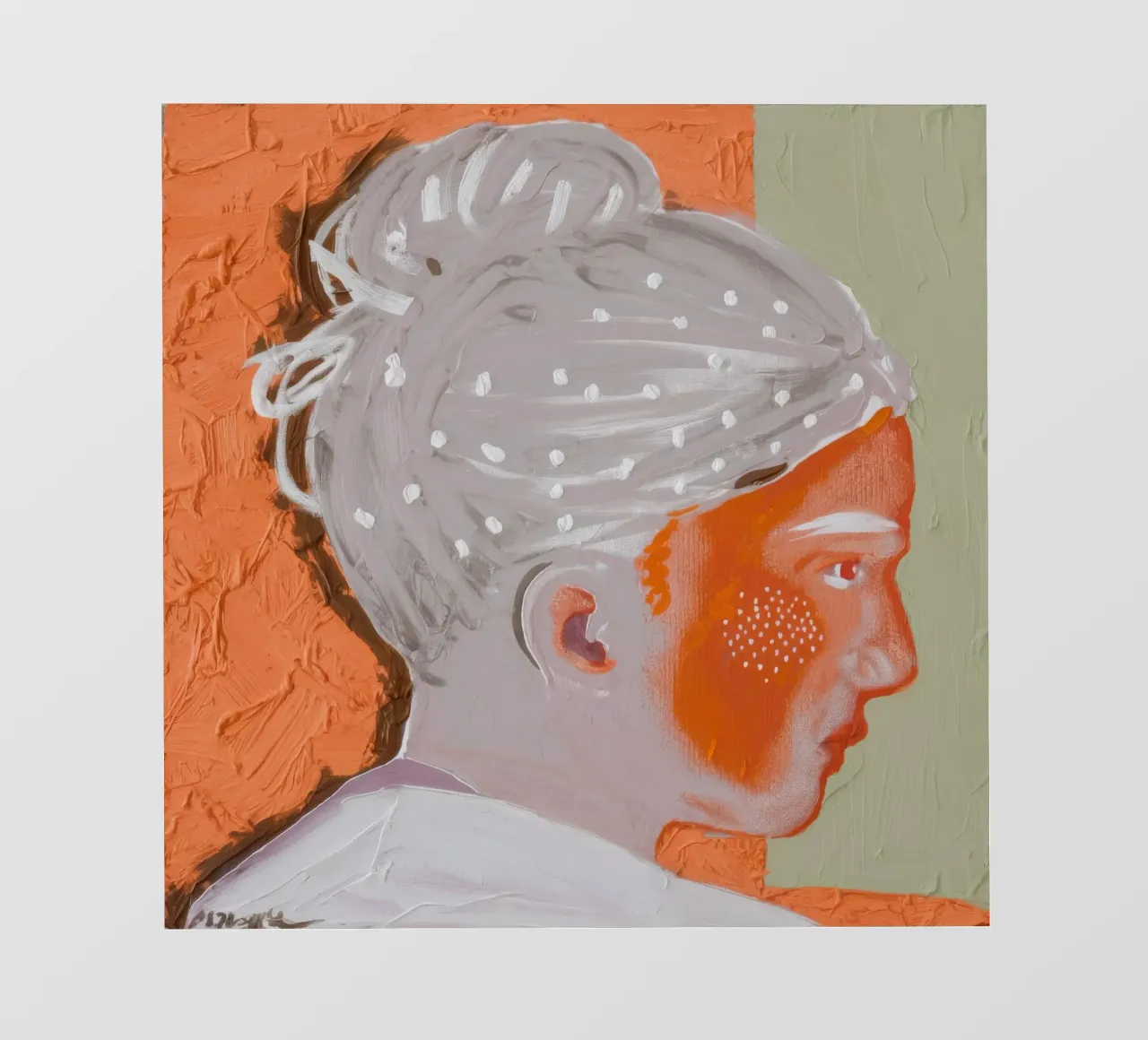 Sguardo dipinto all'interno telo in pvc da Solestice Strokes