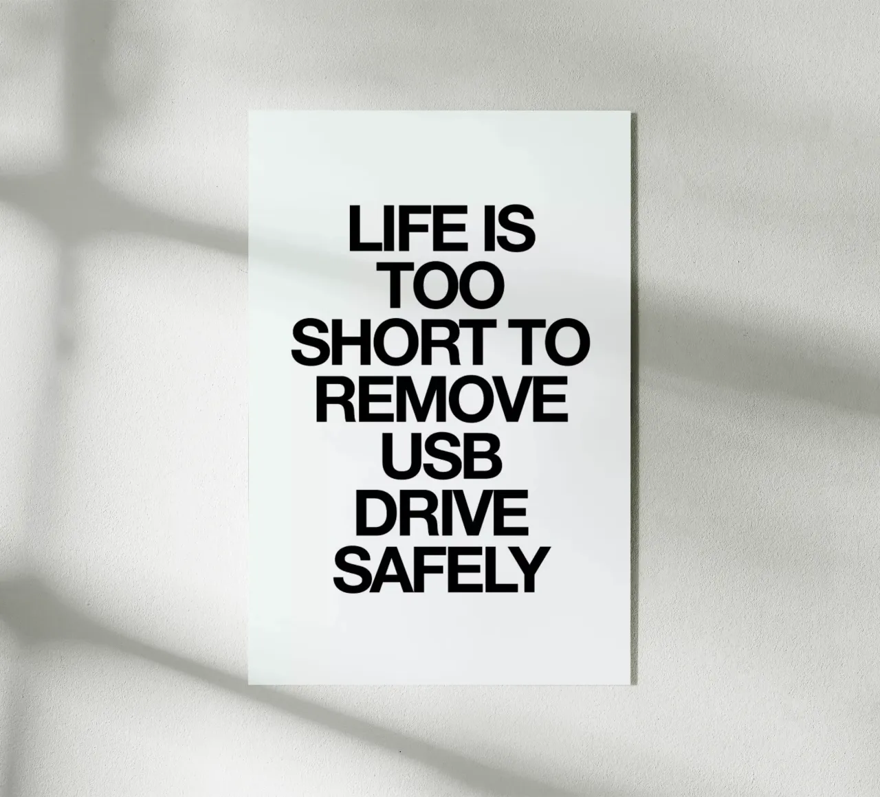 USB Acryl-Glas von Mottos by Sinan Saydik