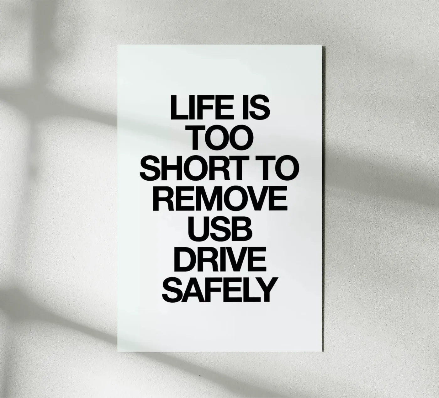 USB forex-plaat van Mottos by Sinan Saydik