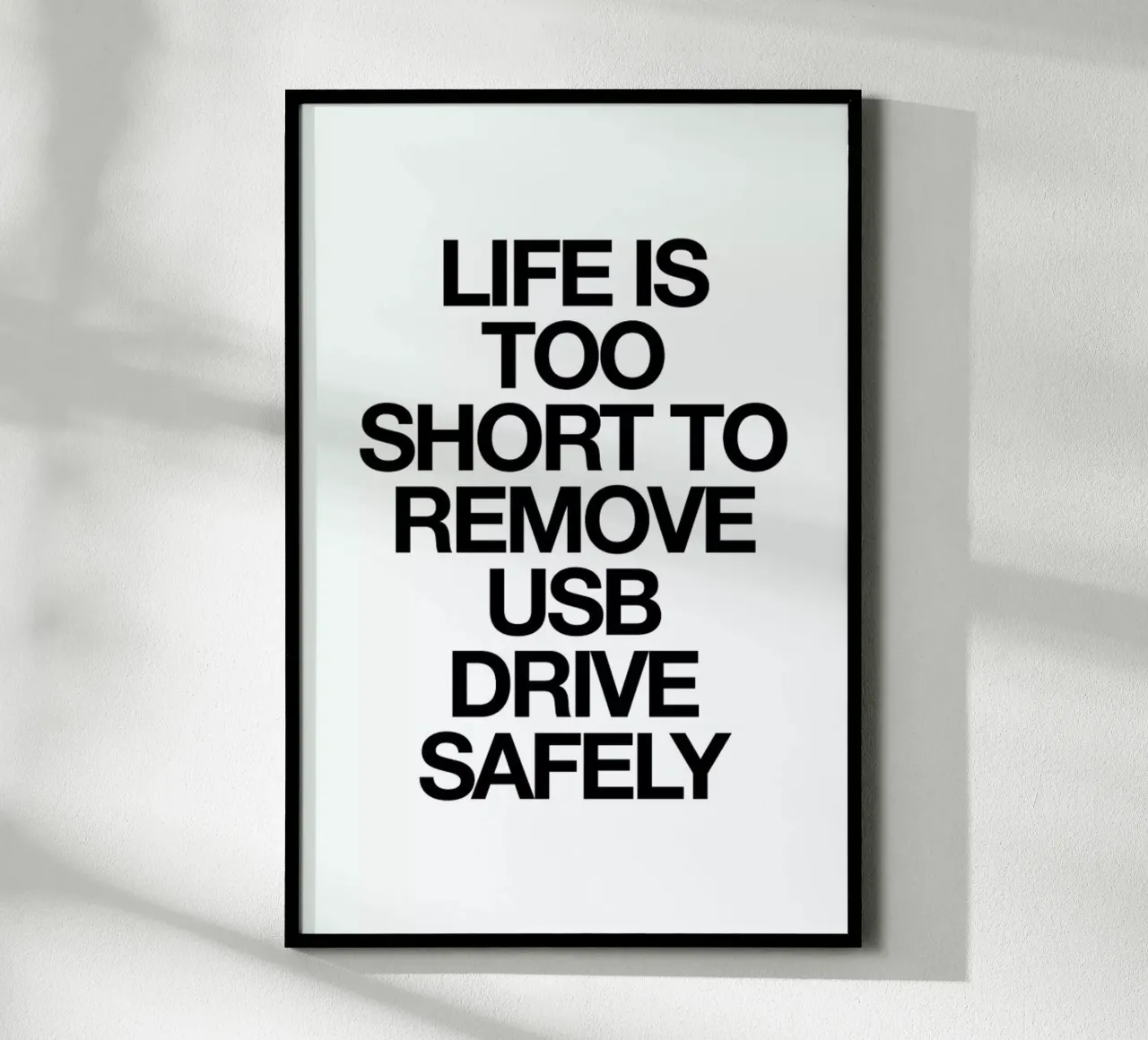 USB poster by Mottos by Sinan Saydik