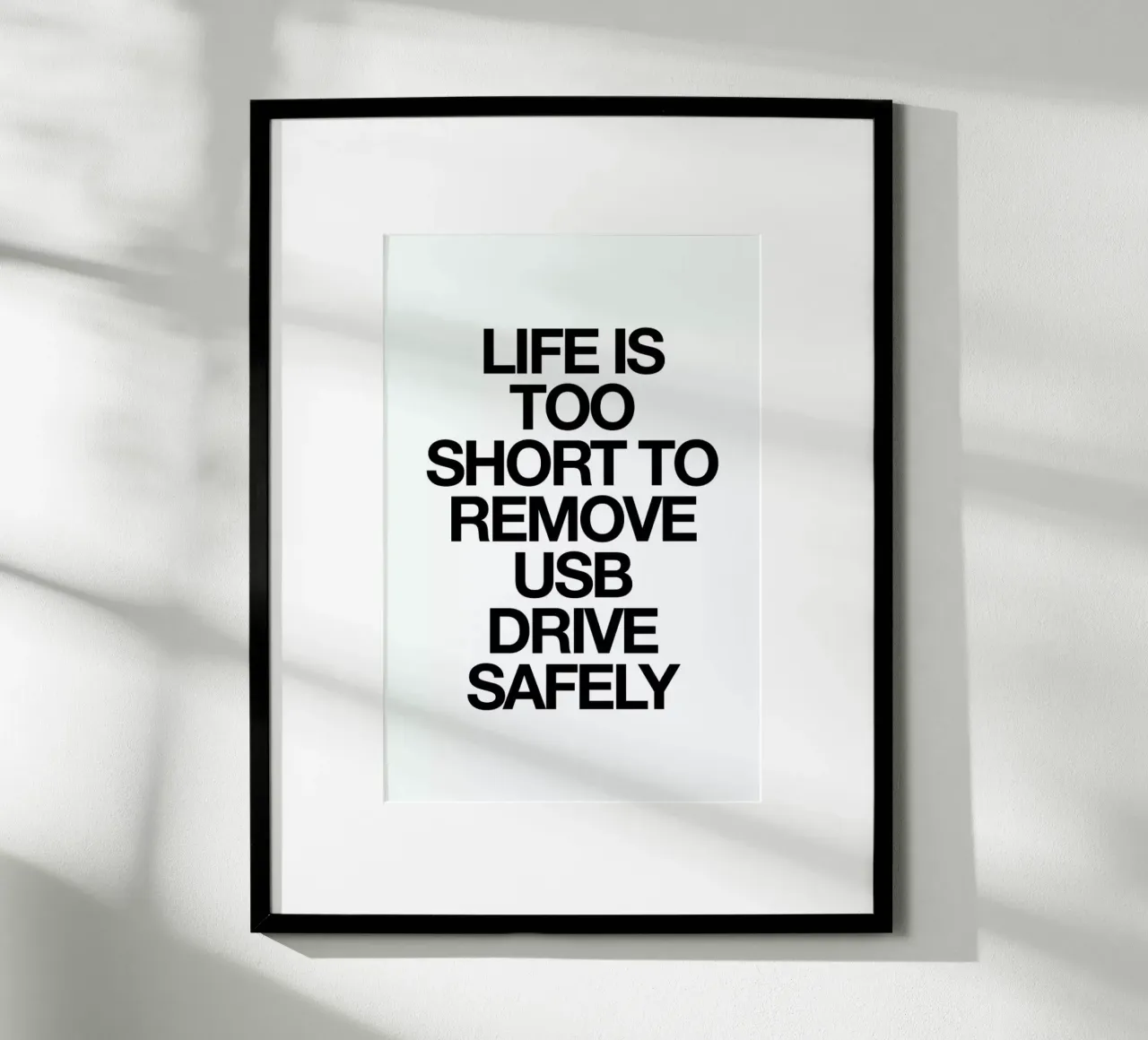 USB poster by Mottos by Sinan Saydik