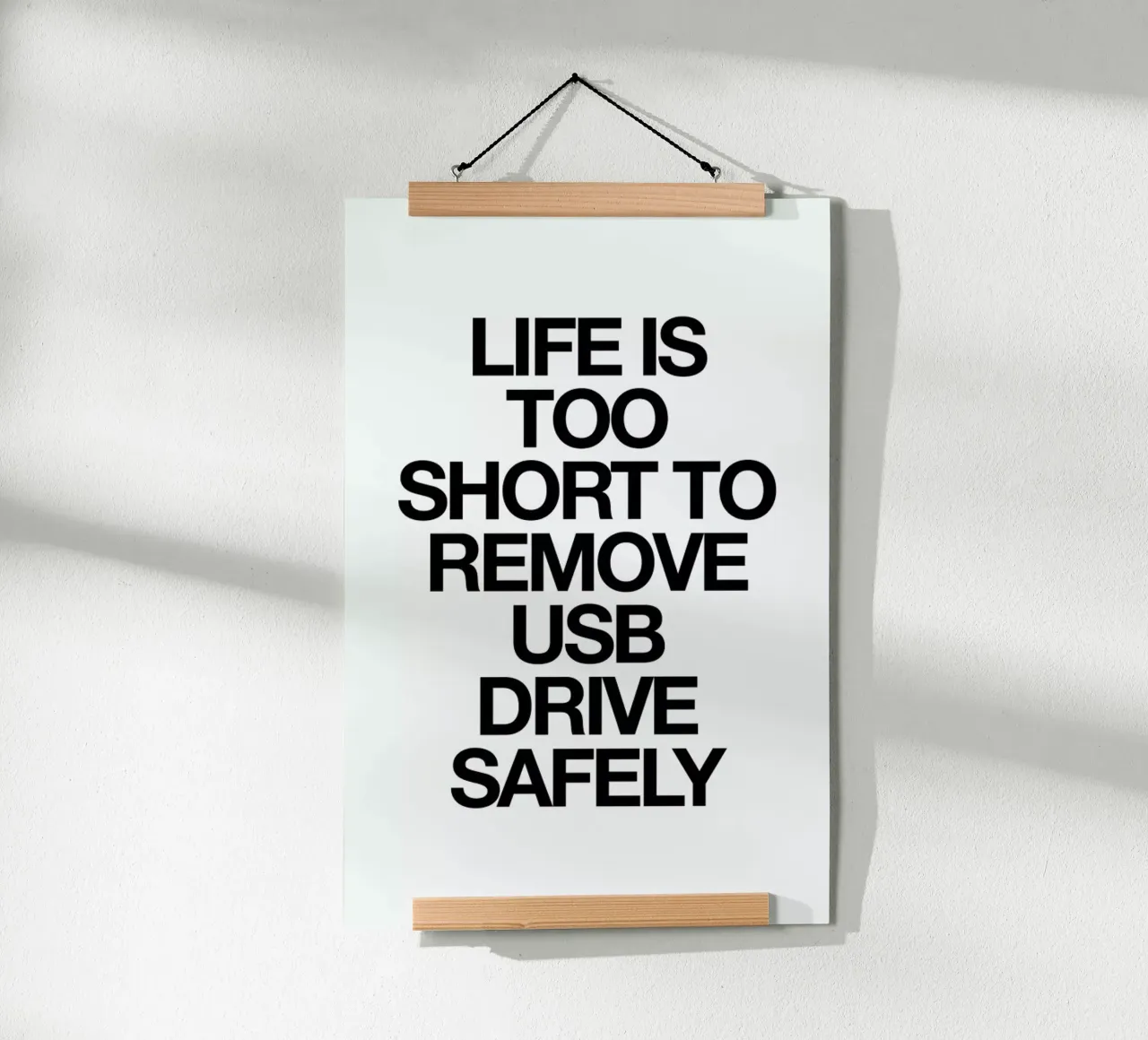 USB poster by Mottos by Sinan Saydik