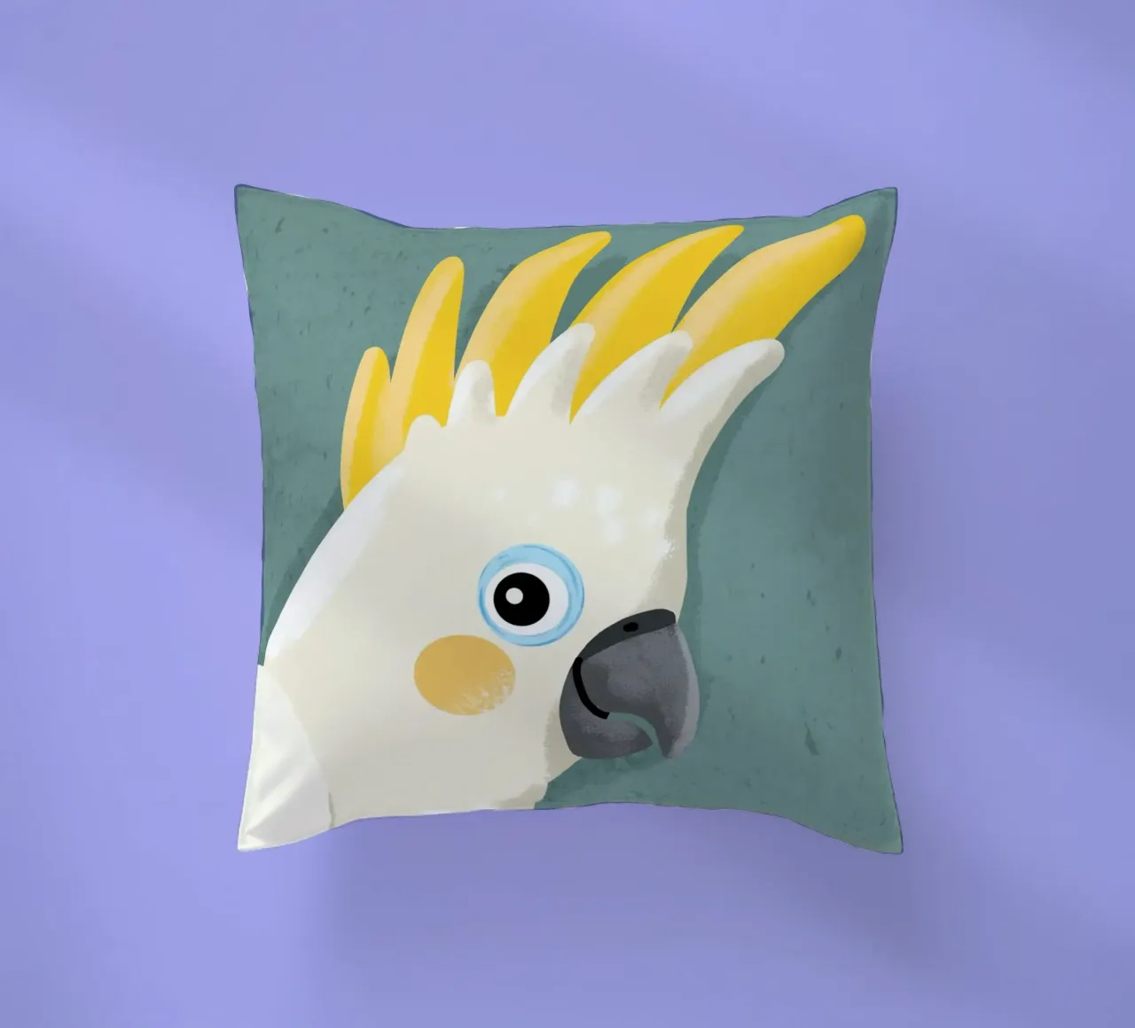 Sii te stesso, cacatua 1 cuscino da Julia Reyelt