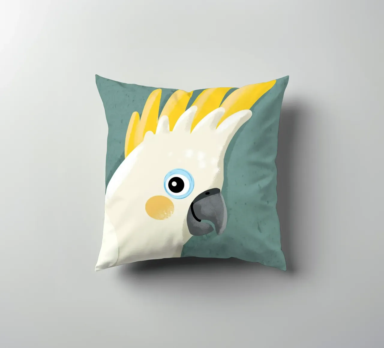 Sii te stesso, cacatua 1 cuscino da Julia Reyelt