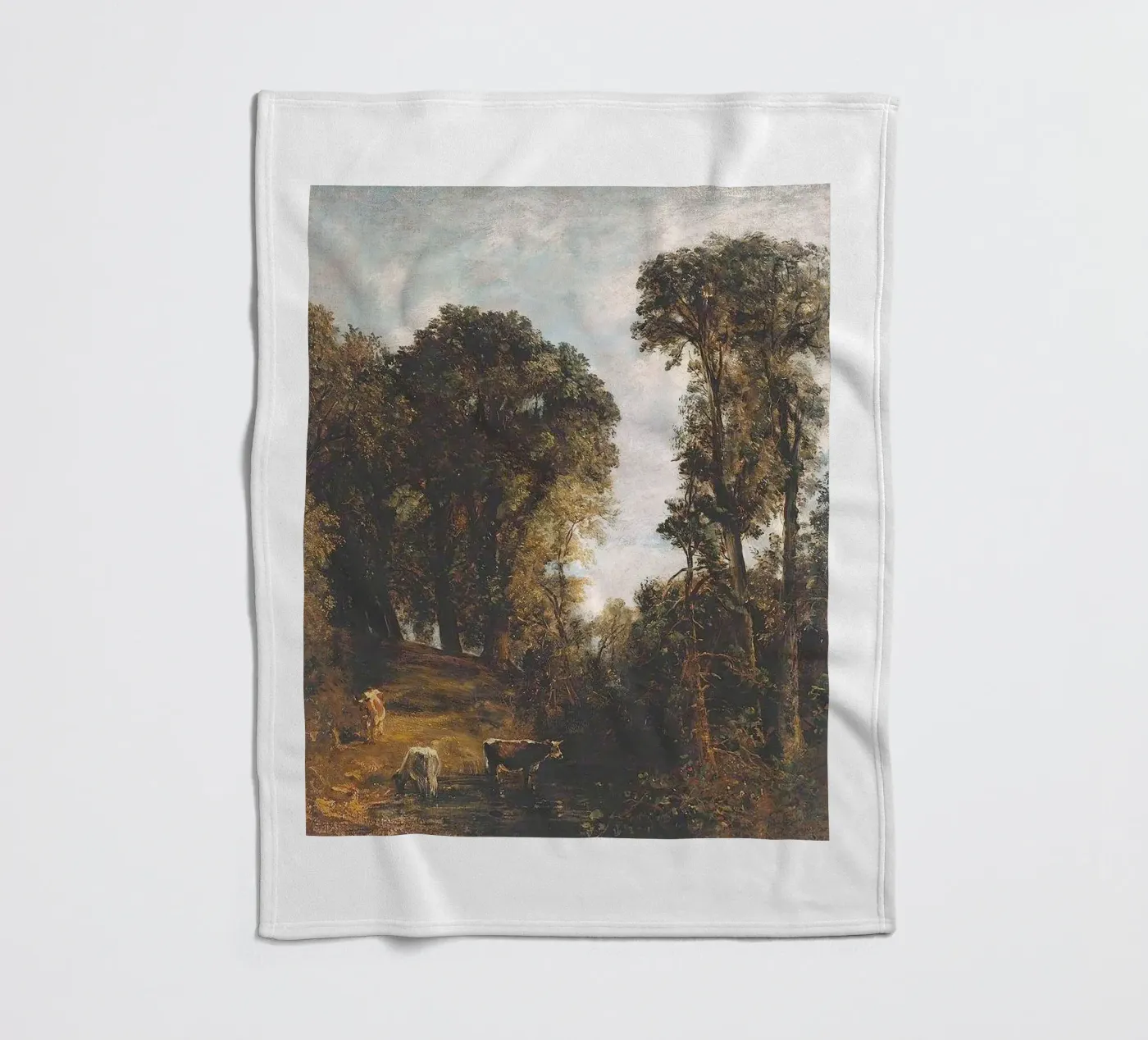 John Constable Kunst Fleecedecke von Brooke