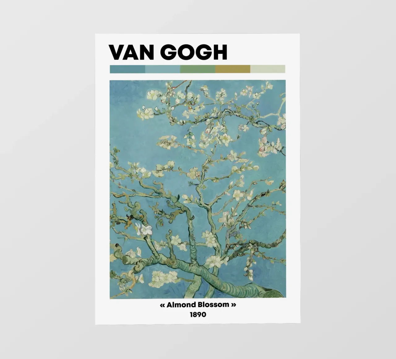 Van Gogh: Mandorli in fiore - Serena primavera post-impressionista telo in pvc da NorwesClub