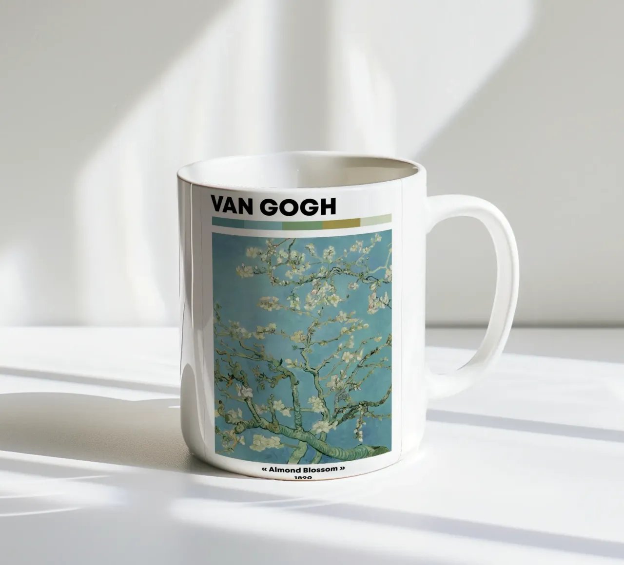 Van Gogh: Mandorli in fiore - Serena primavera post-impressionista tazza in ceramica da NorwesClub