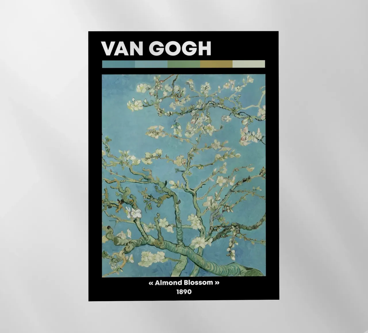 Van Gogh: Mandorlo in fiore - Natura serena post-impressionista pellicola backlit da NorwesClub