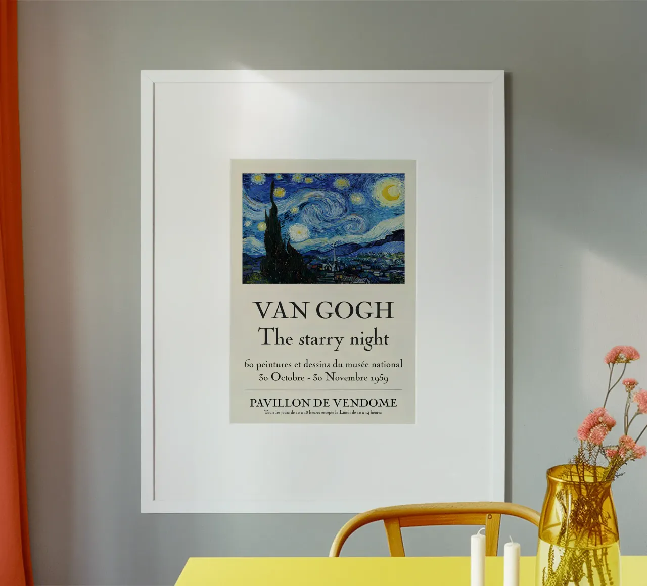 Van Gogh Sternennacht - Ikone des Postimpressionismus, kosmische Kunst Poster von NorwesClub