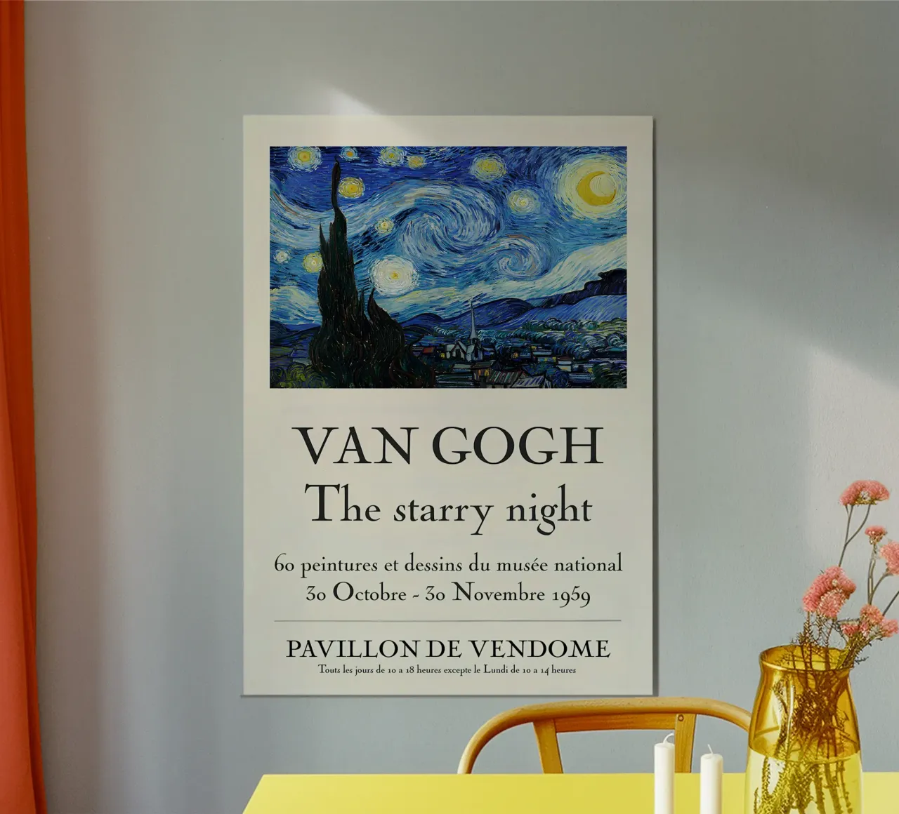 Van Gogh Sternennacht - Ikone des Postimpressionismus, kosmische Kunst Poster von NorwesClub