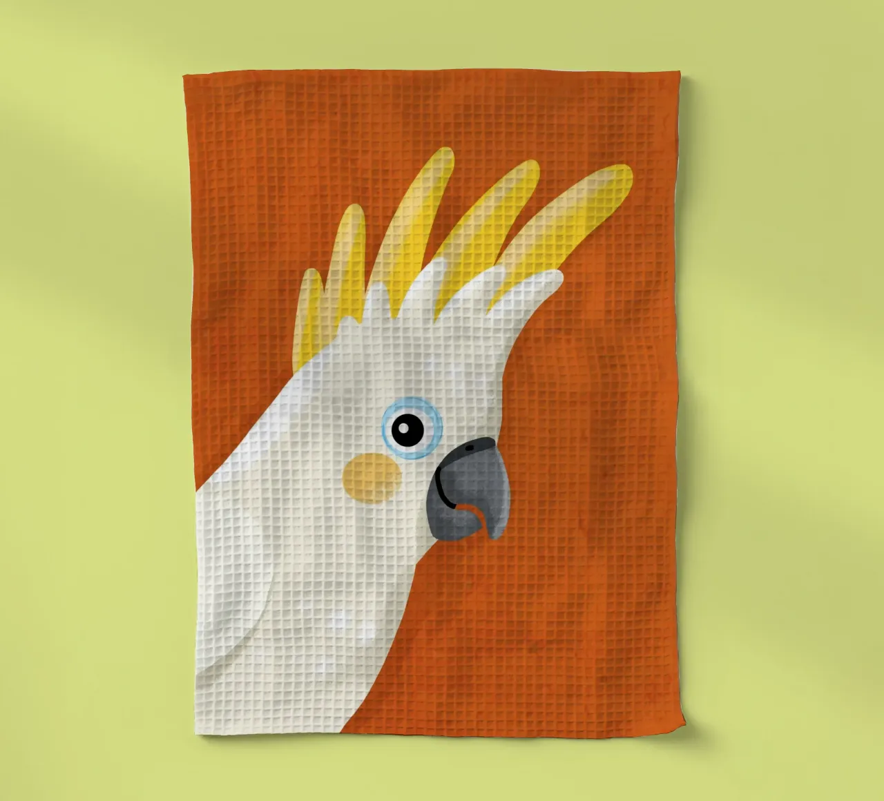 Sii te stesso, cacatua 2 canovaccio da cucina da Julia Reyelt