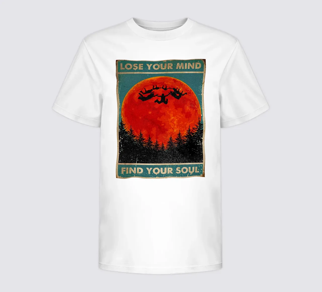 Paracadutismo Perdere la testa, trovare l'anima t-shirt bambini da Aaronshop