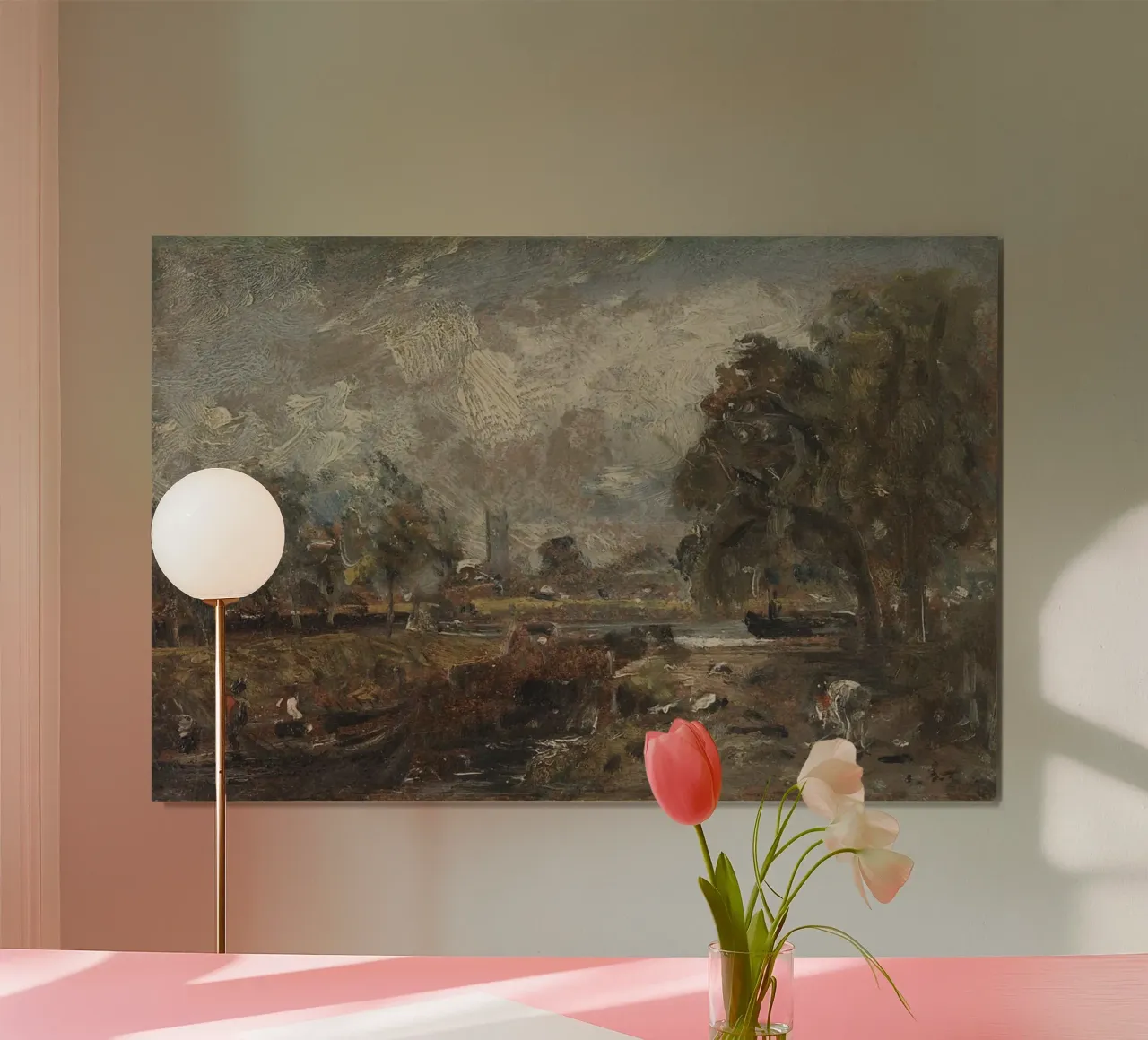 John Constable poster con telaio in alluminio da Brooke