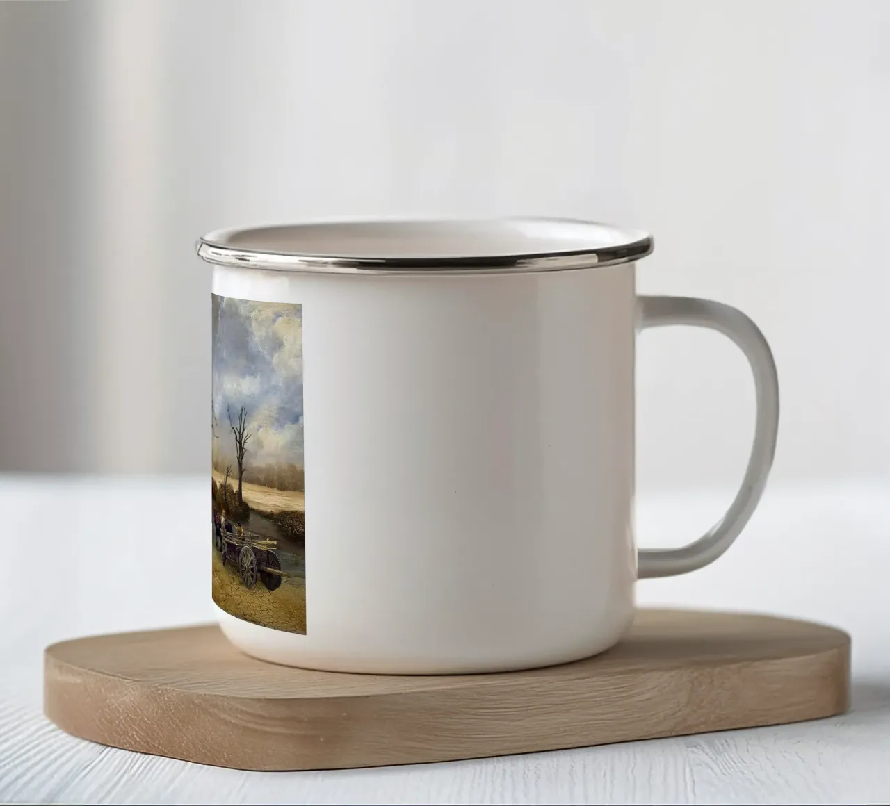 John Constable Arte tazza in smalto da Brooke