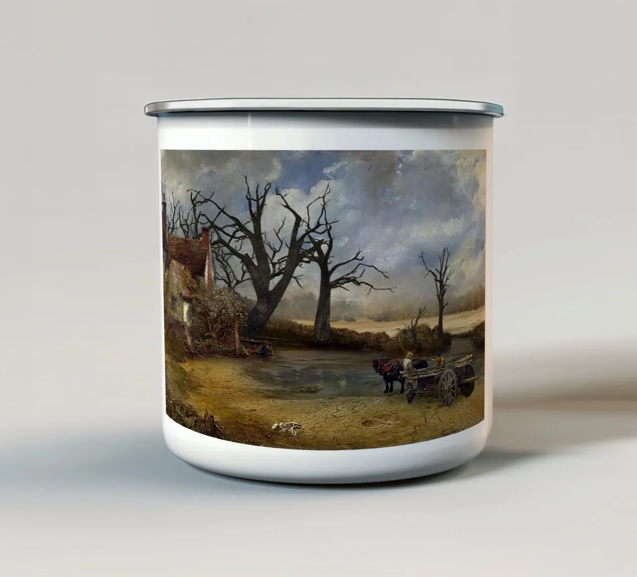 John Constable Arte tazza in smalto da Brooke