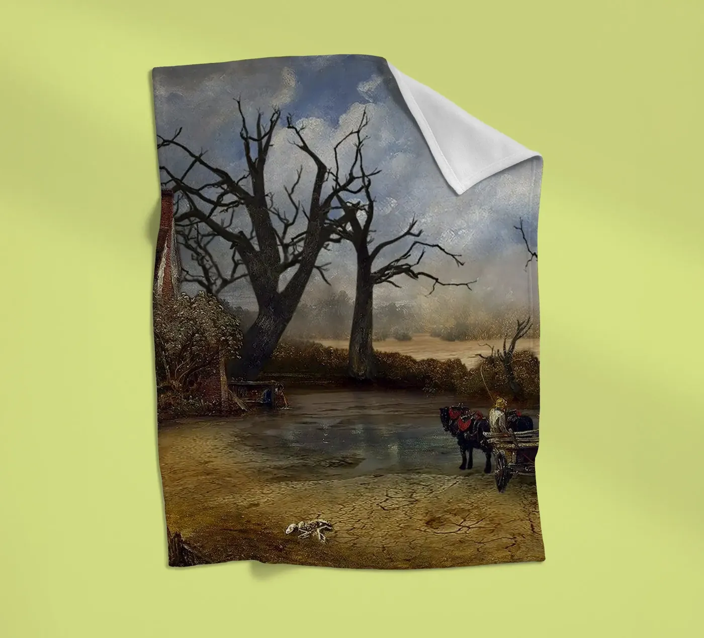 John Constable Kunst fleecedeken van Brooke