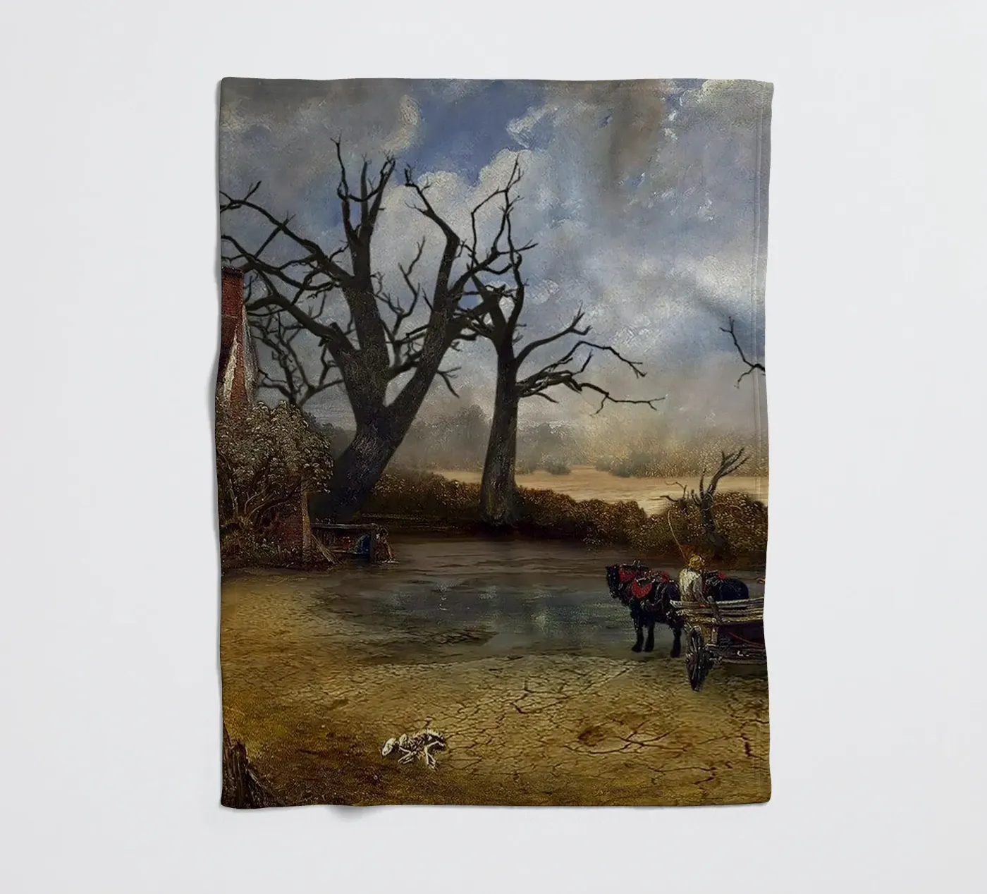 John Constable Kunst fleecedeken van Brooke