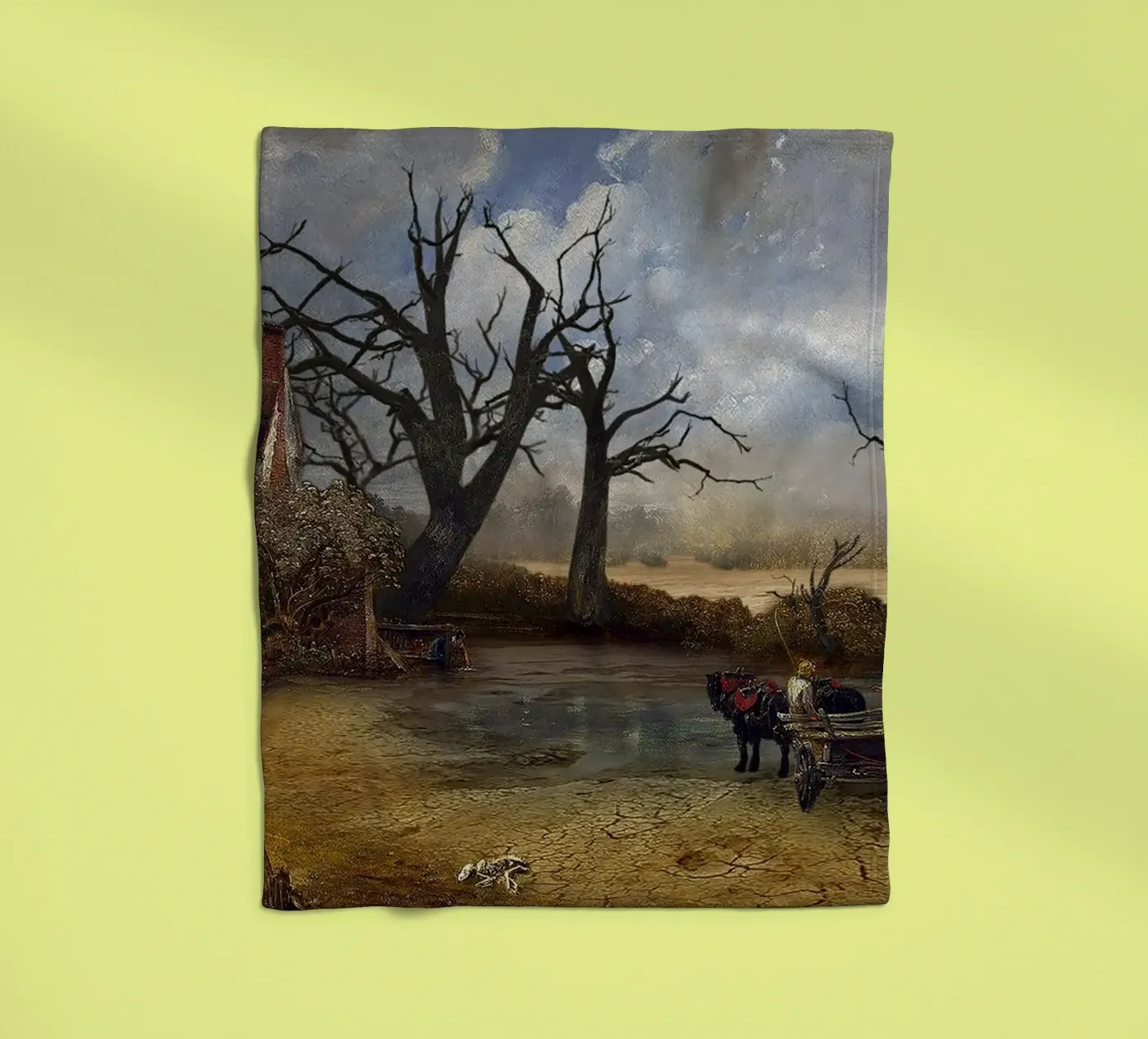 John Constable Kunst fleecedeken van Brooke