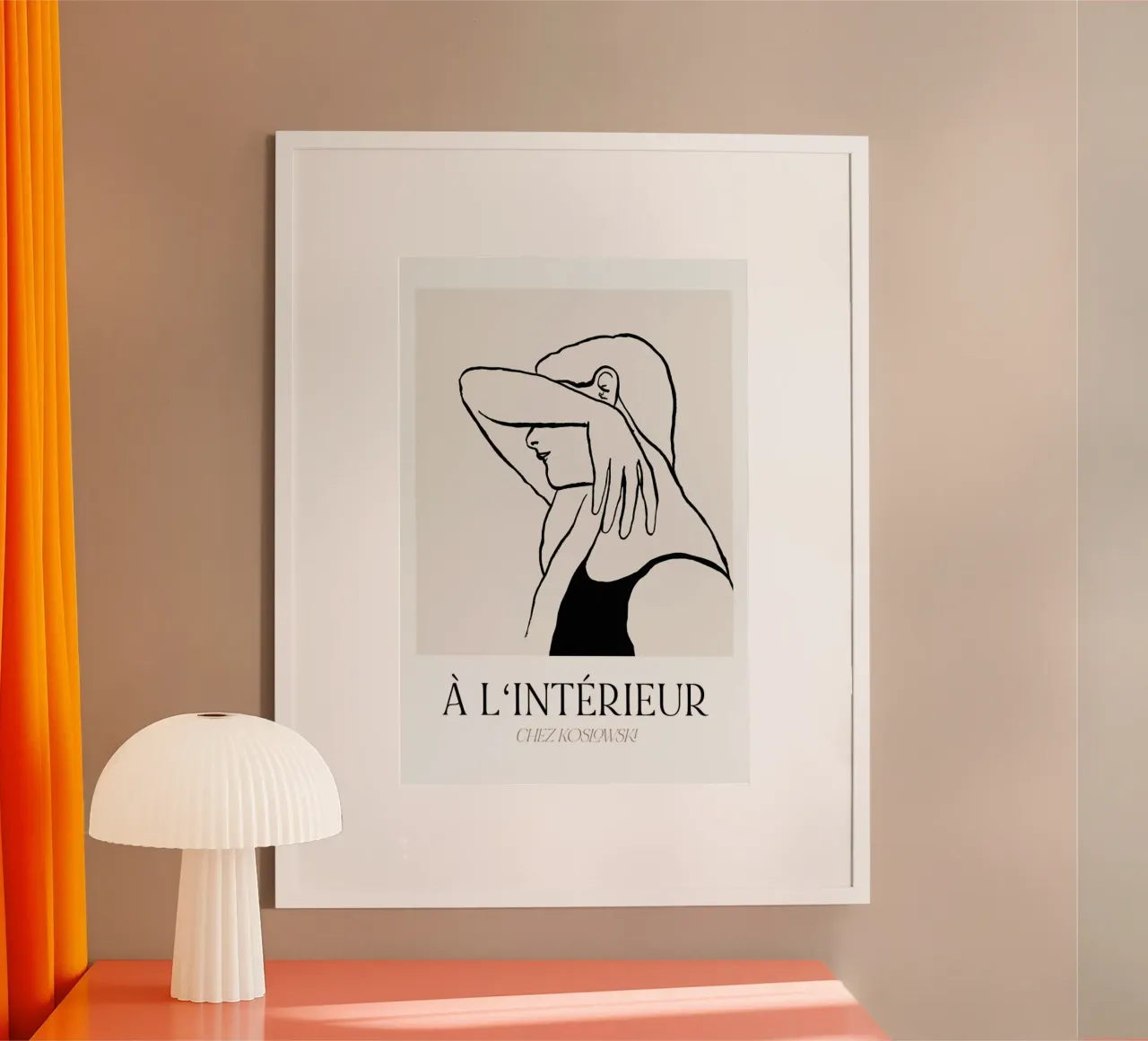 Inside No. 1 poster con telaio in alluminio da typealive