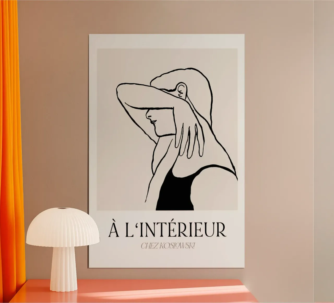 Inside No. 1 poster con telaio in alluminio da typealive