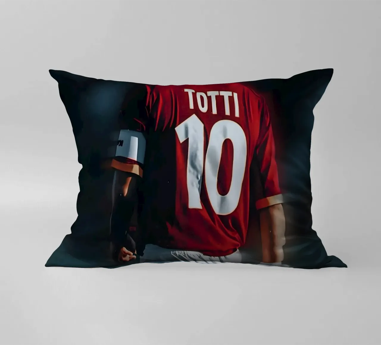 Francesco Totti cuscino da Low poly art