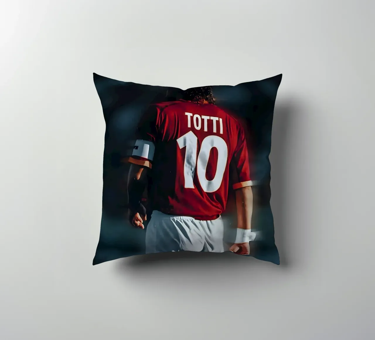 Francesco Totti cuscino da Low poly art