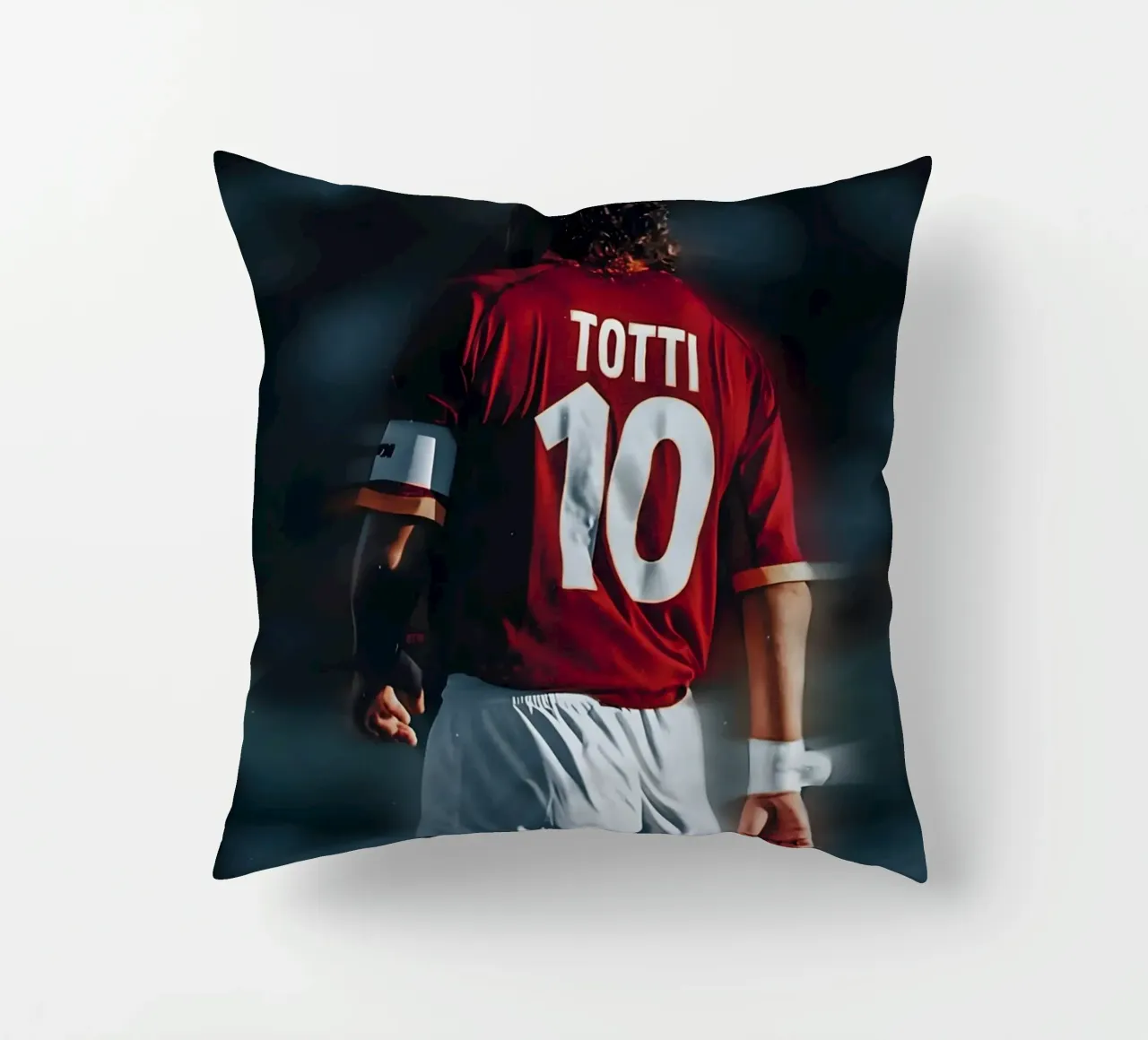 Francesco Totti cuscino da Low poly art