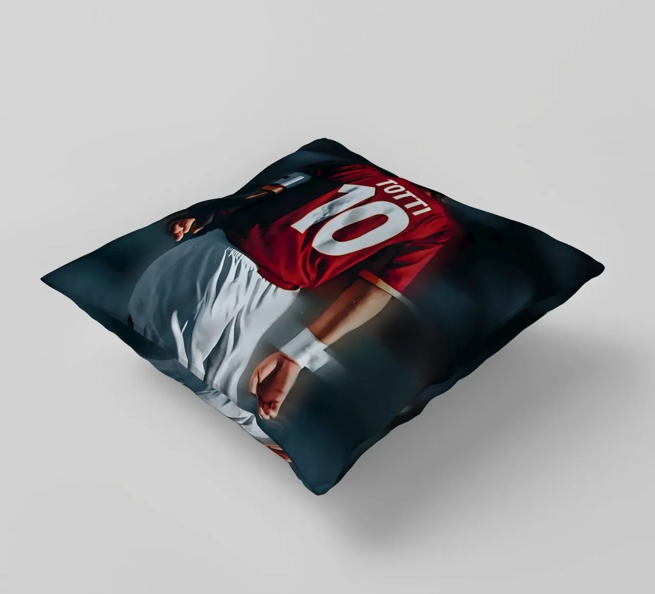 Francesco Totti cuscino da Low poly art