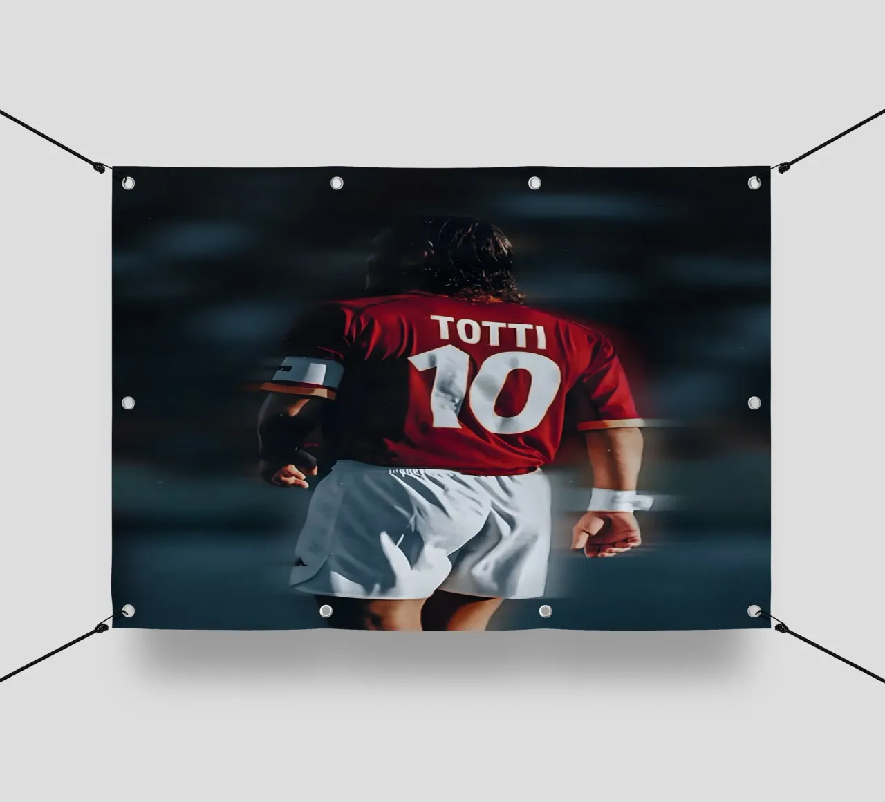 Francesco Totti telo in pvc da Low poly art