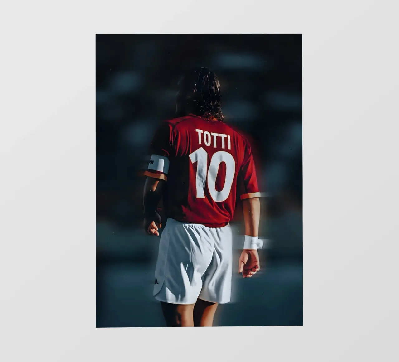 Francesco Totti telo in pvc da Low poly art