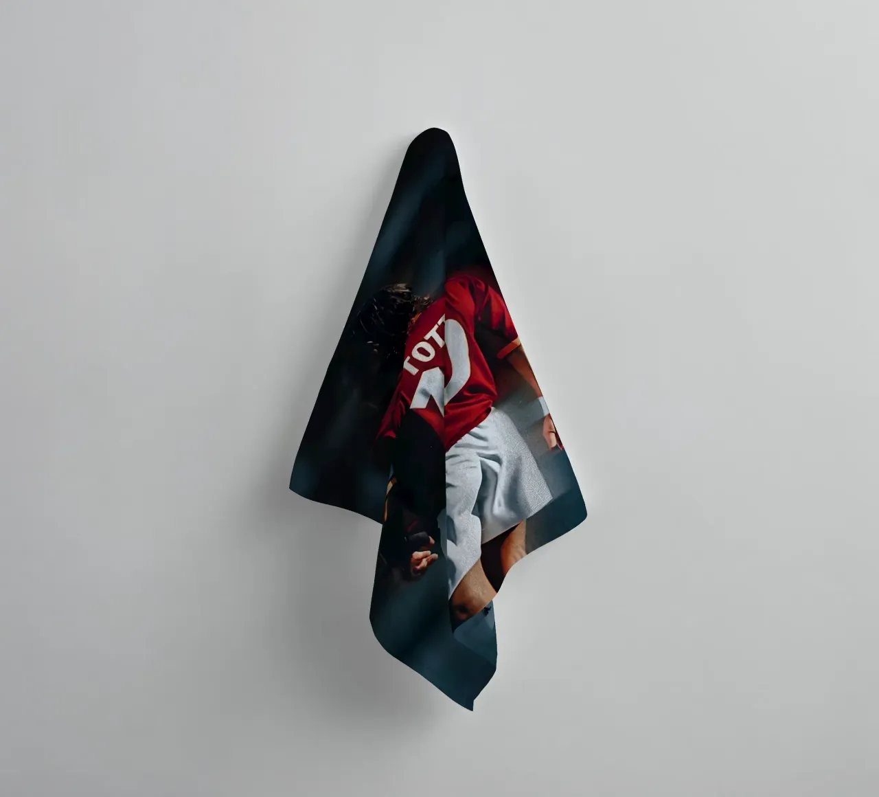 Francesco Totti asciugamano da bagno da Low poly art