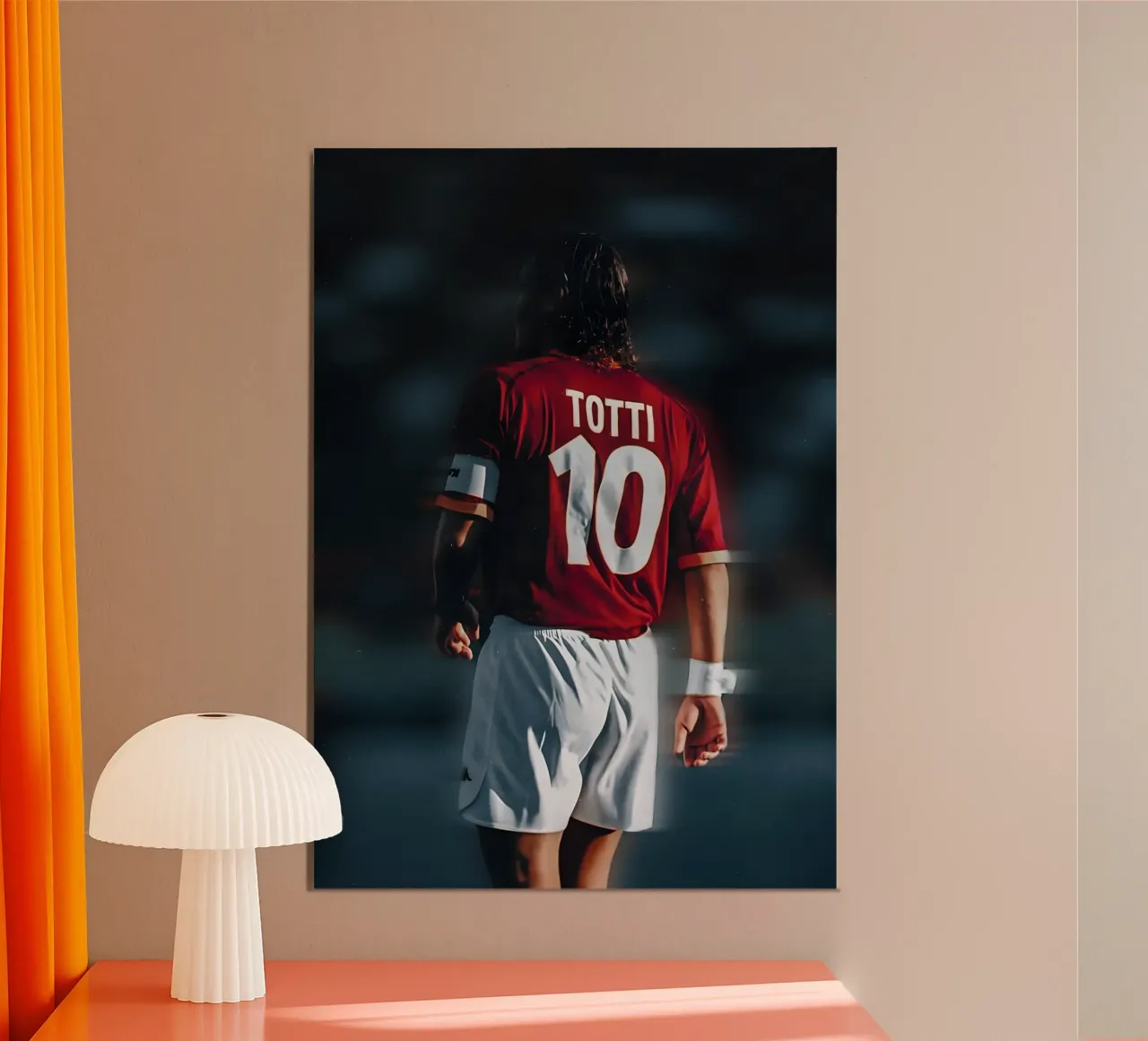 Francesco Totti carta hahnemühle da Low poly art