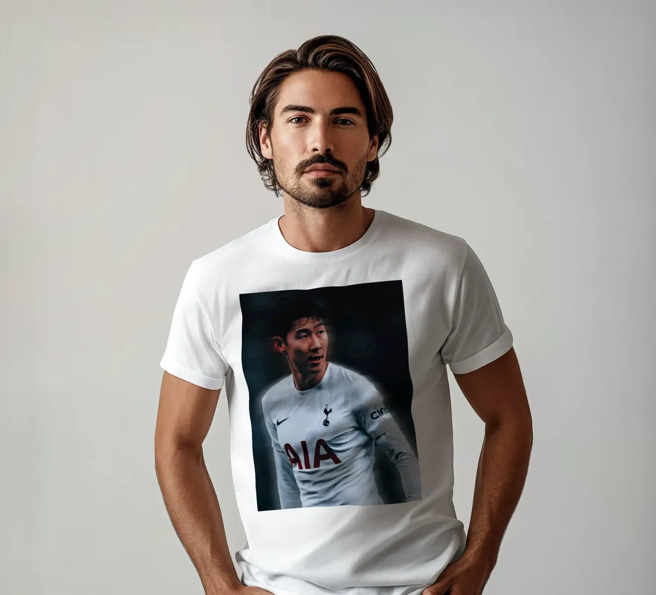 Son Heung-min t-shirt da Low poly art