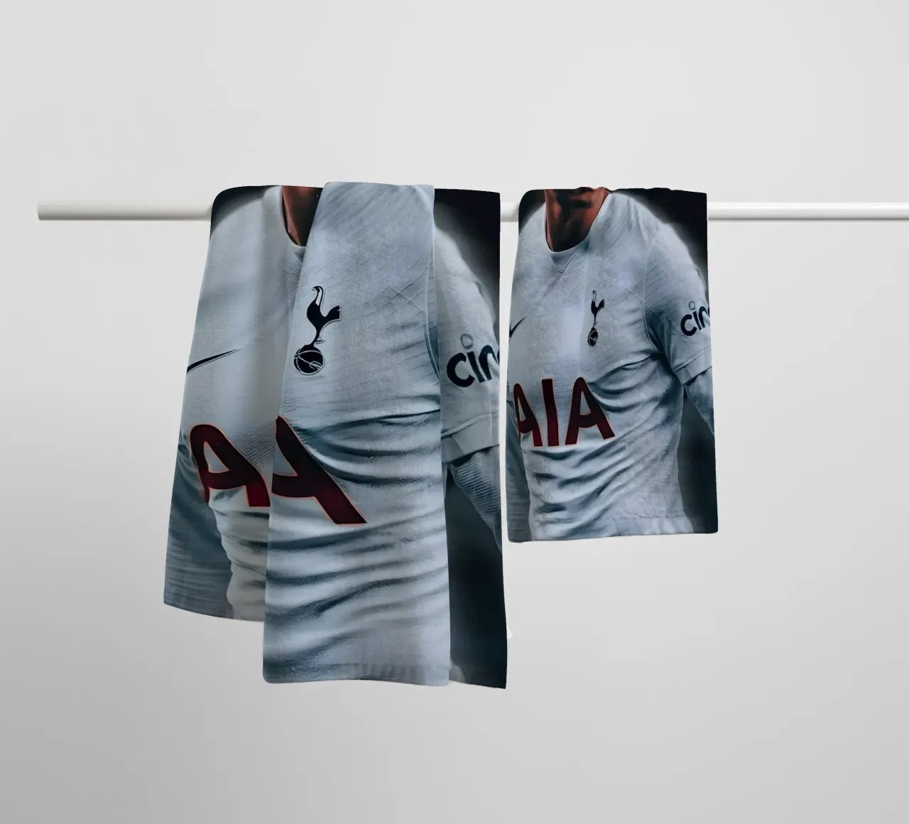 Son Heung-min asciugamano da bagno da Low poly art