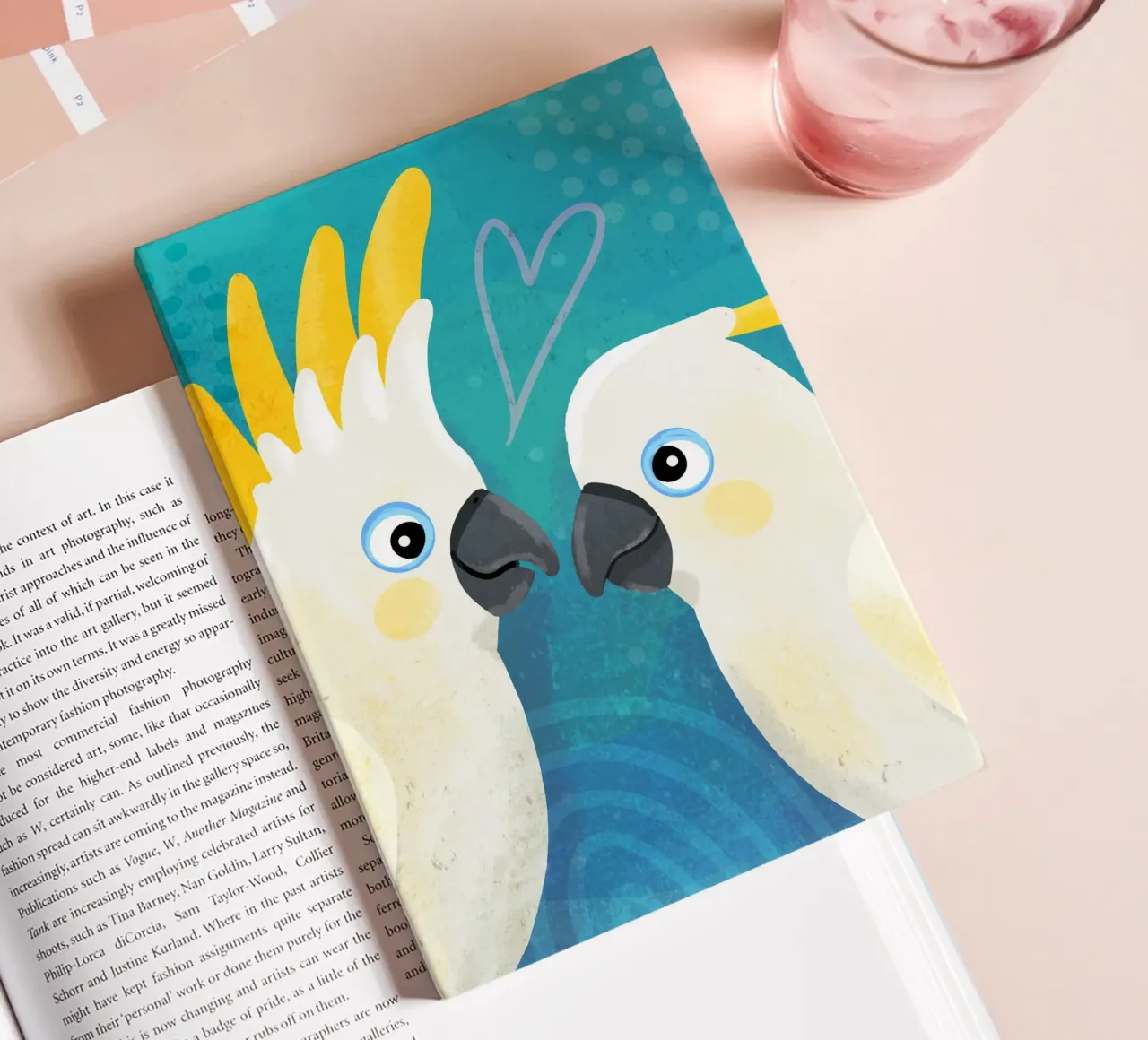 Kakadu in love 1 notebook by Julia Reyelt